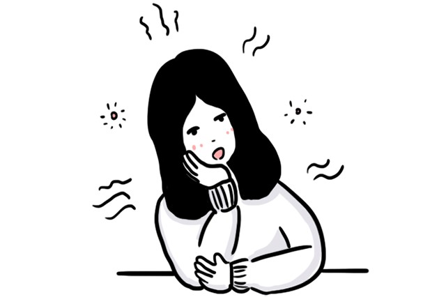 犯困、女孩、春困-康兴医疗器械官网